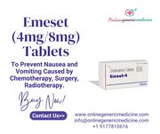 Order Emeset (4mg/8mg) – Ondansetron Tablet | OnlineGenericMedicine